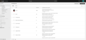 shopify productos y colecciones